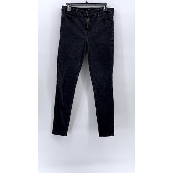 J BRAND Women's Black Vanity High-Rise Maria Skinny Phot Ready jean SZ 32 - Picture 1 of 11